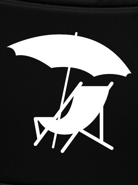 Chair with parasol