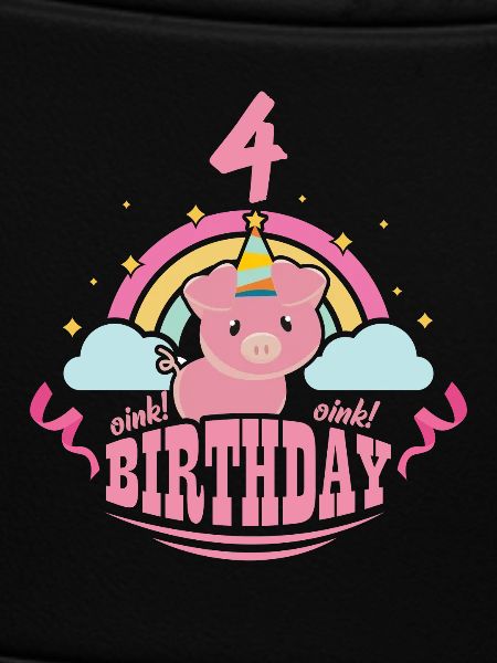 4 birthday pig
