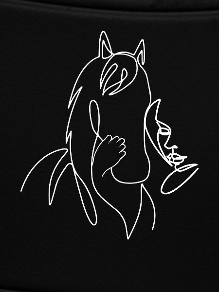 Pferd Lineart