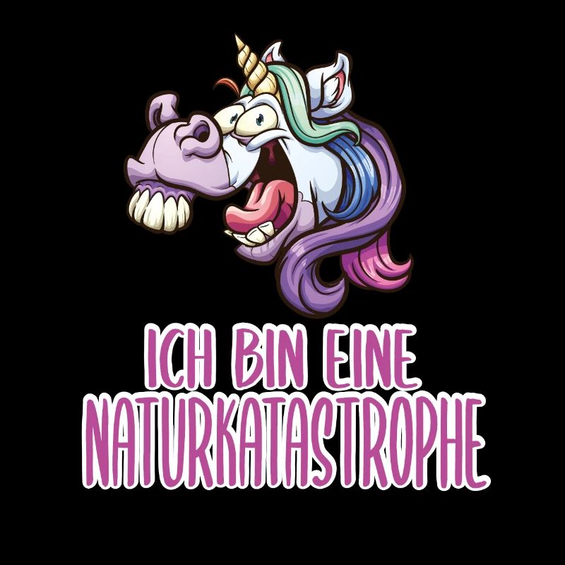 Lustiger Spruch Einhorn Katastrophe