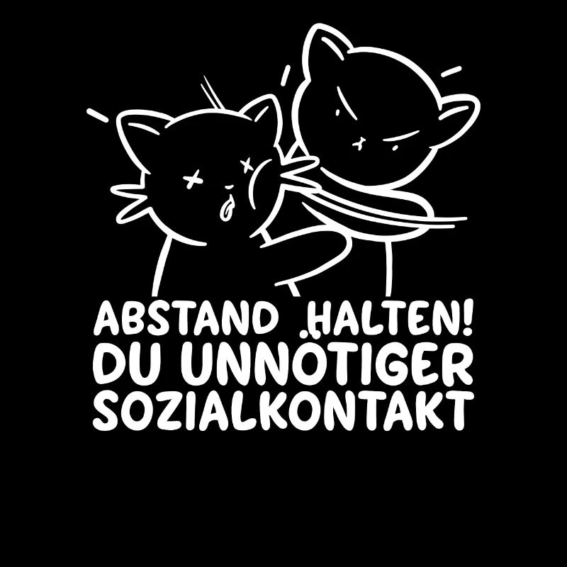 Du Unnötiger Sozialkontakt Abstand Halten Katze