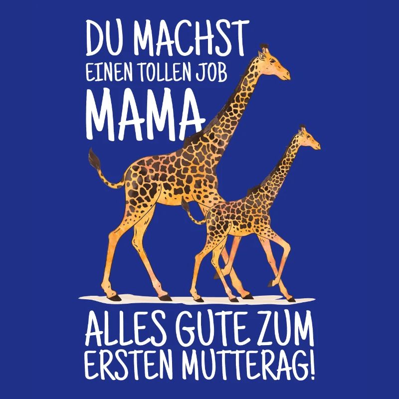Muttertag Mutter Mummy Giraffe Spruch Geschenk