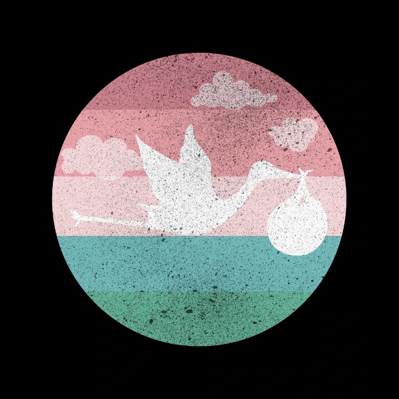 Bébé naissance Grossesse cigogne