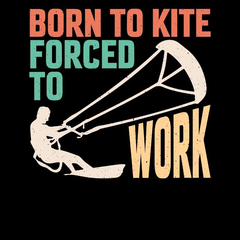 Born to kite forced to work kite surffer