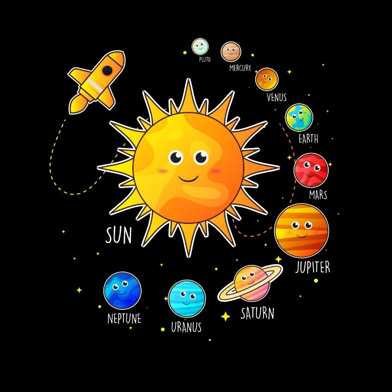 Solar System Children's Space Planet Universe