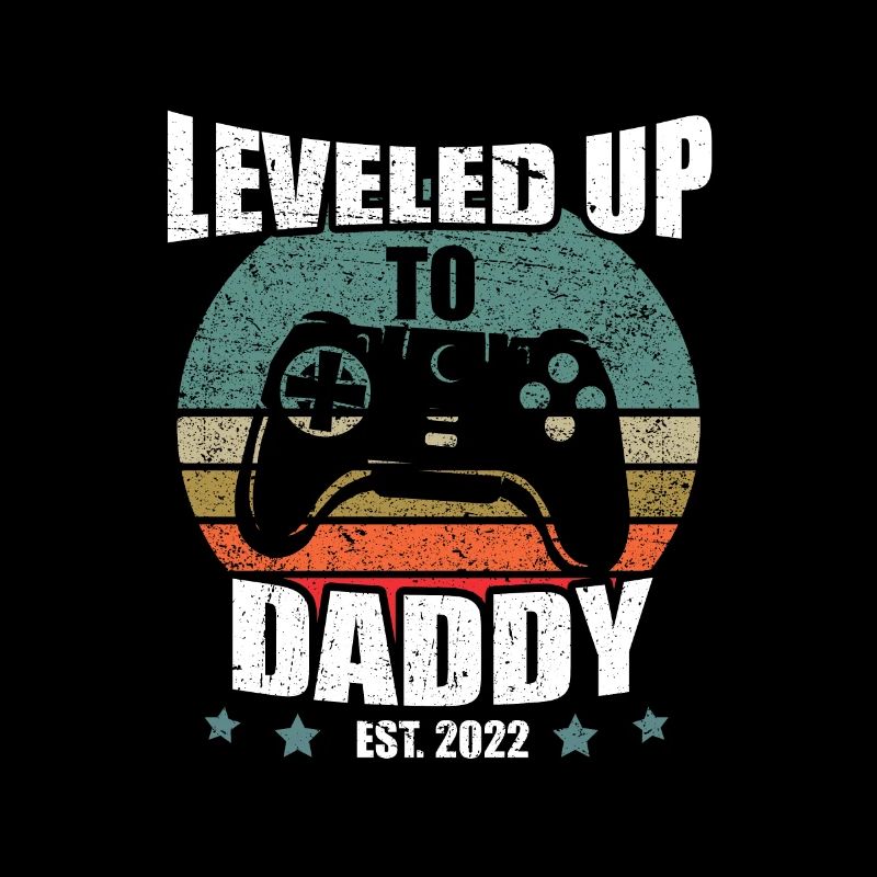 Lustiges Ich Werde Papa Leveled Up To Daddy 2022