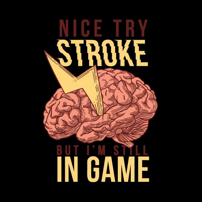 Schlaganfall Patienten cooler Spruch Genesung