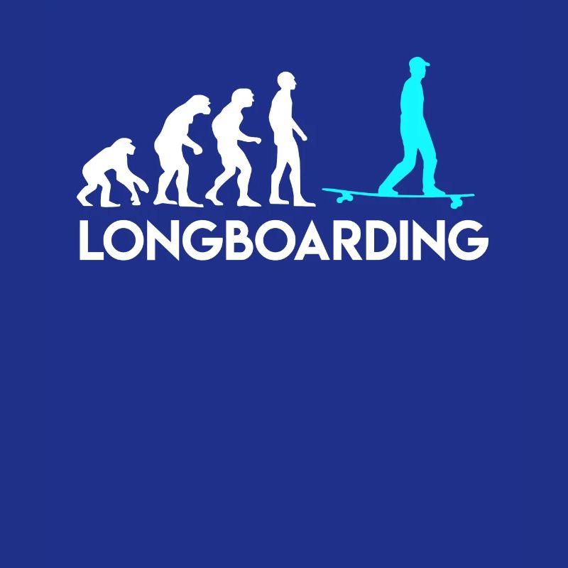 Affe Mensch Longboarder Evolution Entwicklung