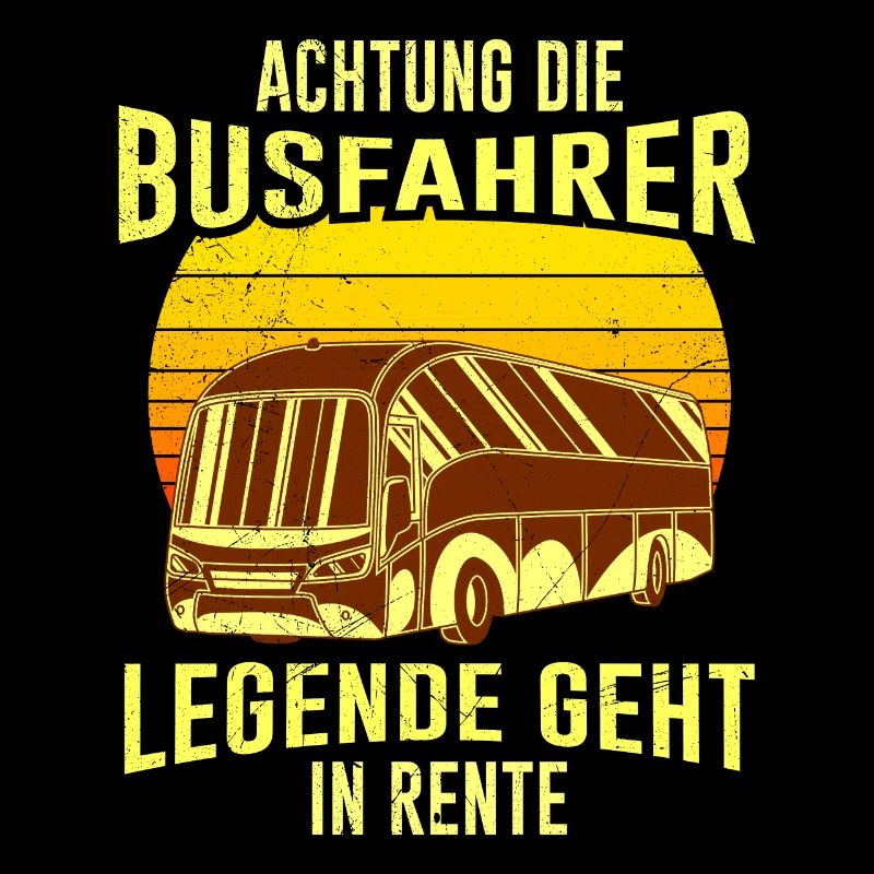 Busfahrer Legende in Rente Geschenk Ruhestand
