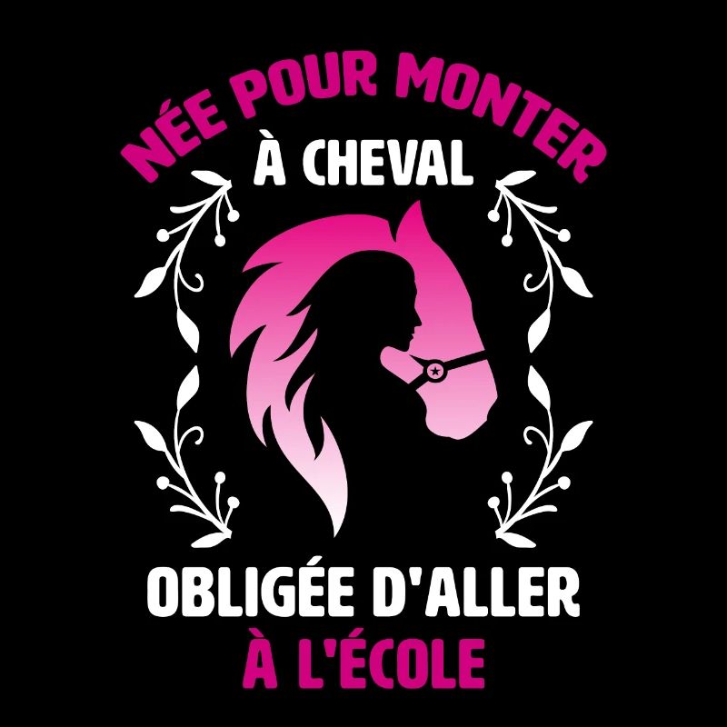 Née pour monter à cheval obligée d'aller à l'école