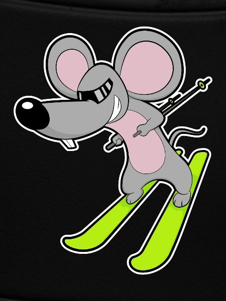 Mouse Skier Ski