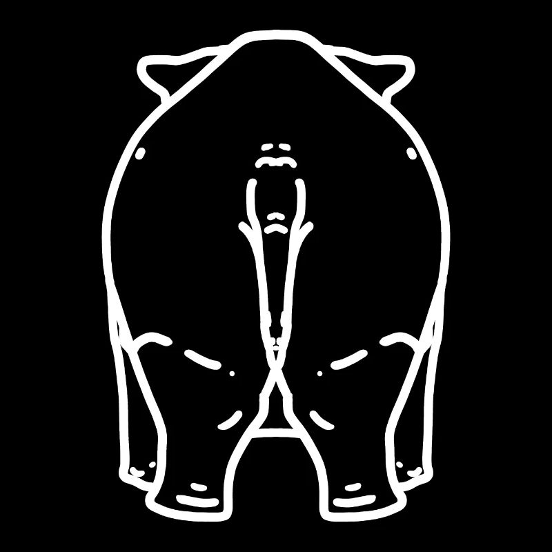 Nashorn Hintern