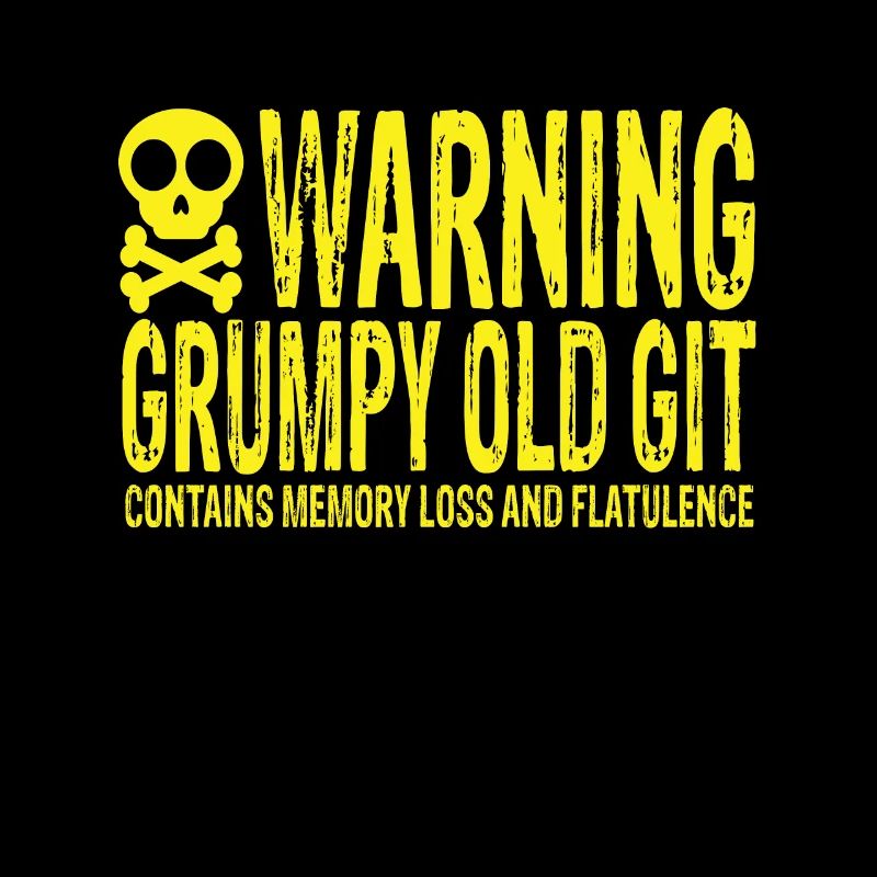 Warning Grumpy Old Git