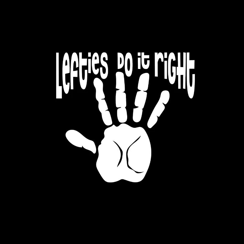 Linkshänder Linke Hand alles mit links