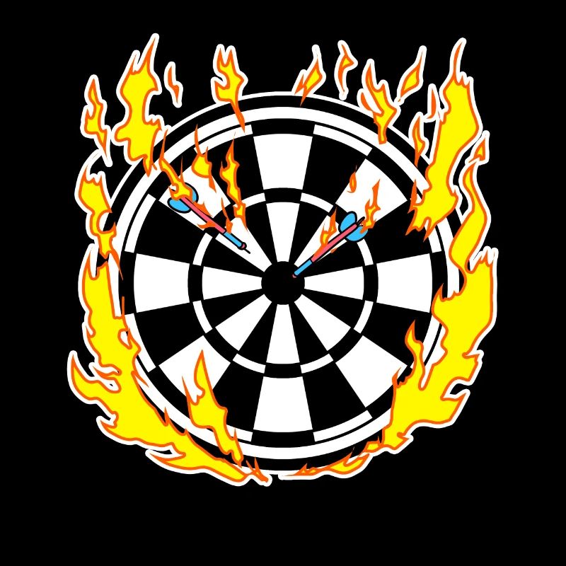 Jeu de fléchettes en feu