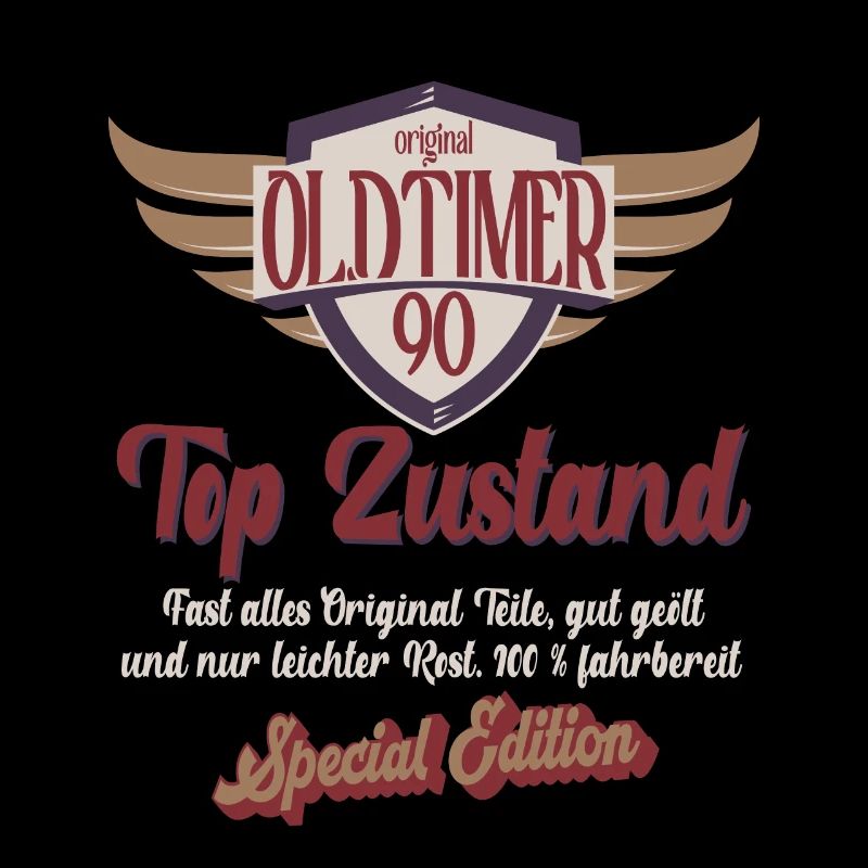 90 Jahre Oldtimer Top Zustand 90. Geburtstag