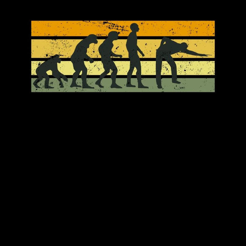 Snooker De l’Évolution de Billard Singe Homme 8-Ball