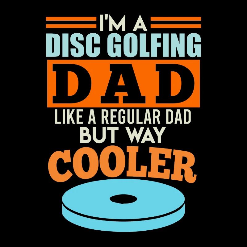 Lustiger Papa Discgolf Spruch Disc Golf