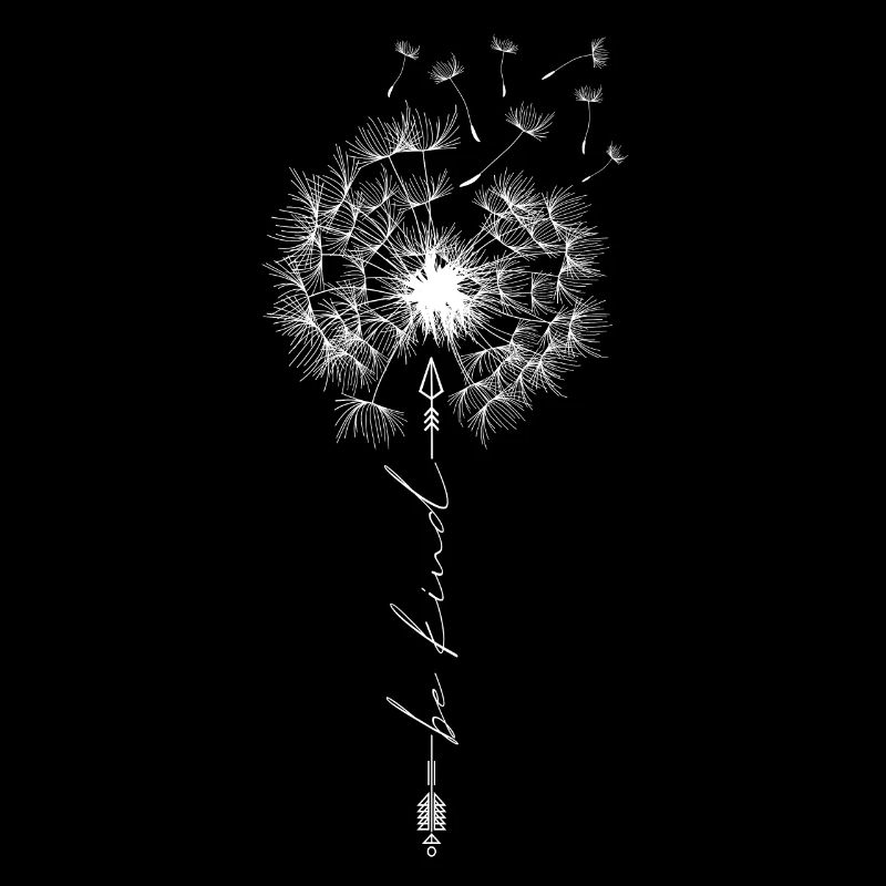 Be Kind Pusteblume Nett Höflich Löwenzahn Sommer