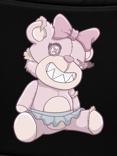 Pastell Gothic Bär