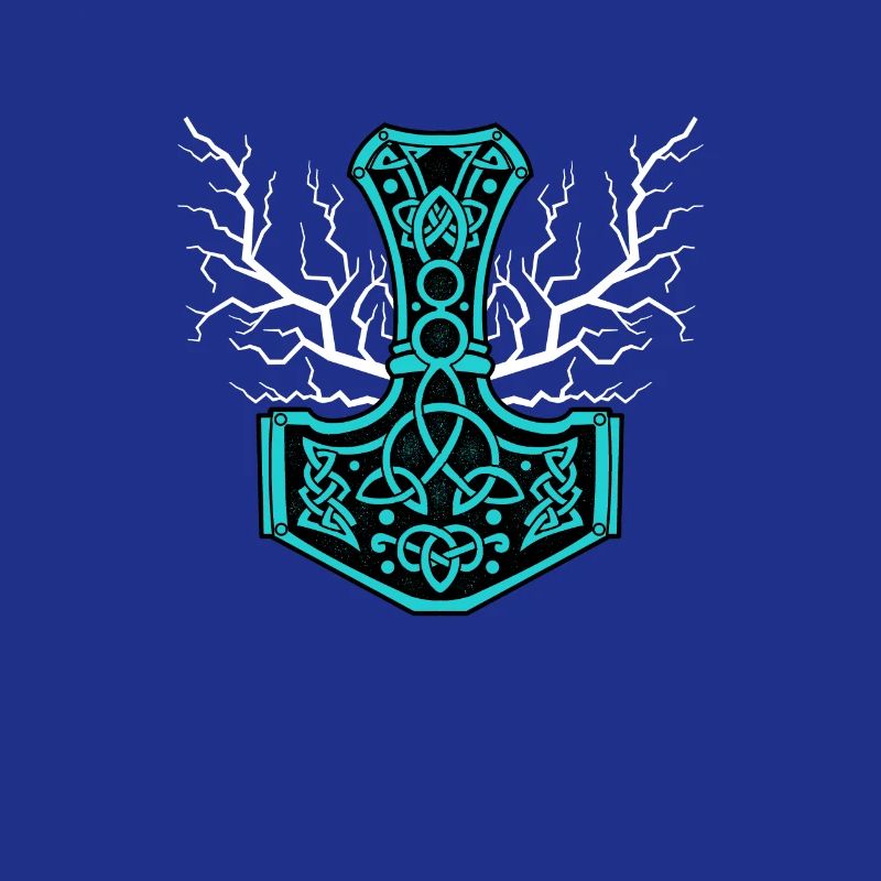 Le marteau de Thor avec flash - Mjölnir