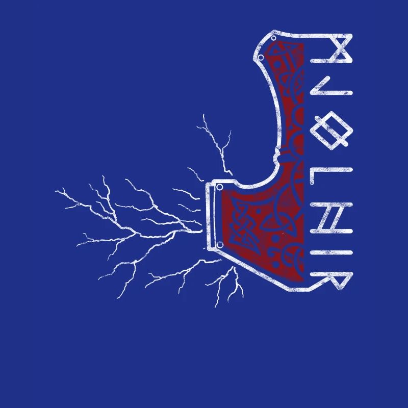 Le marteau de Thor avec flash - Mjölnir