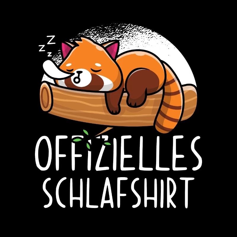 Offizielles Schlafshirt Roter Panda