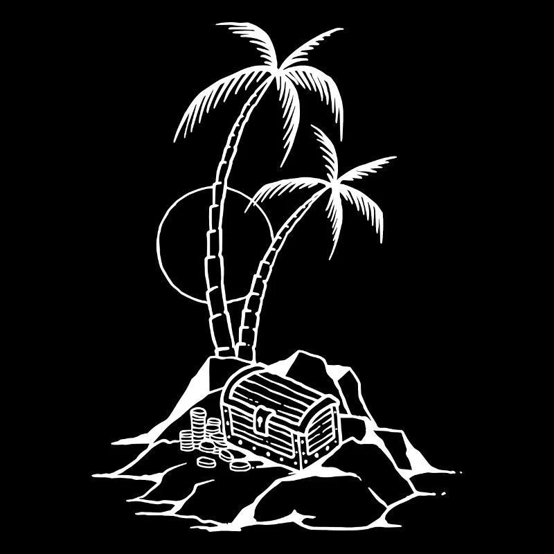 Insel mit Schatz