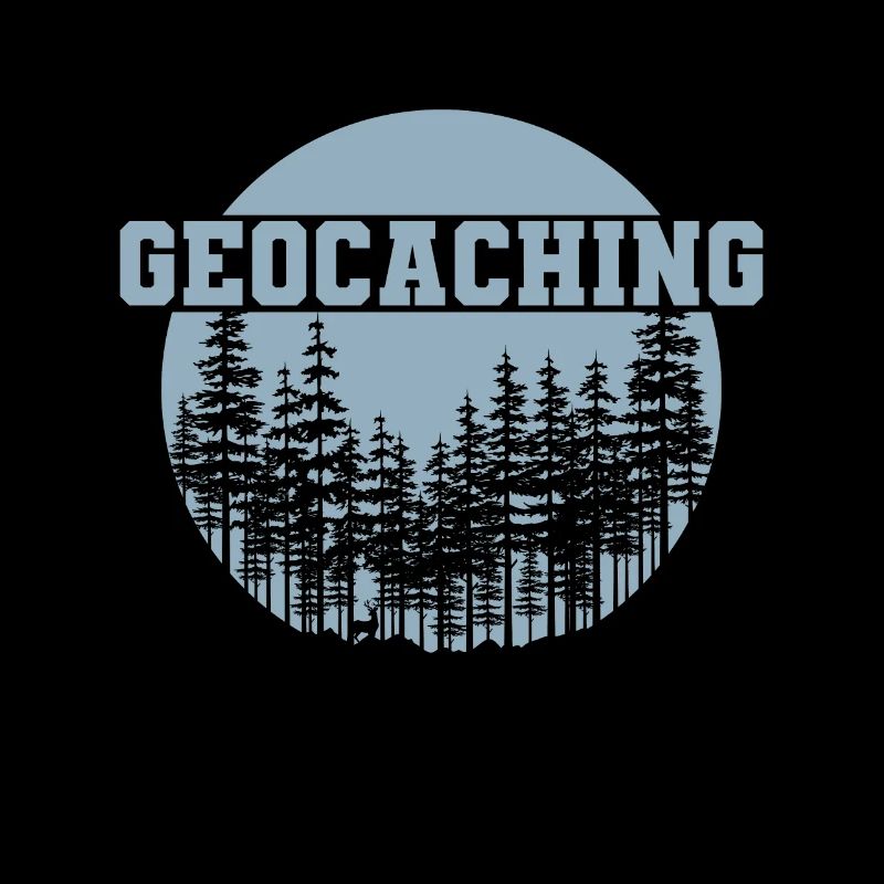 Geocaching in the forest