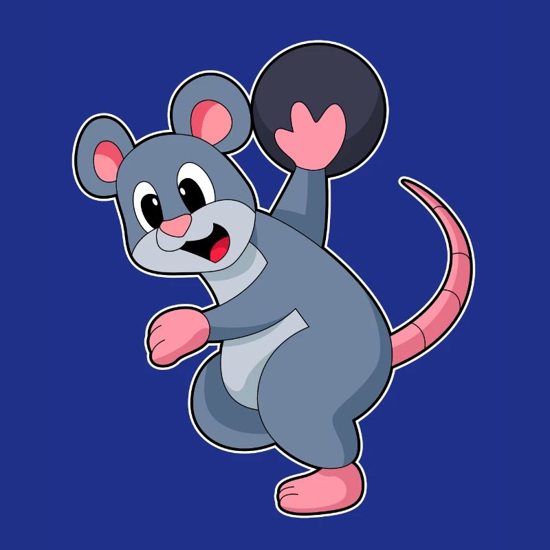 Boule de bowling rat