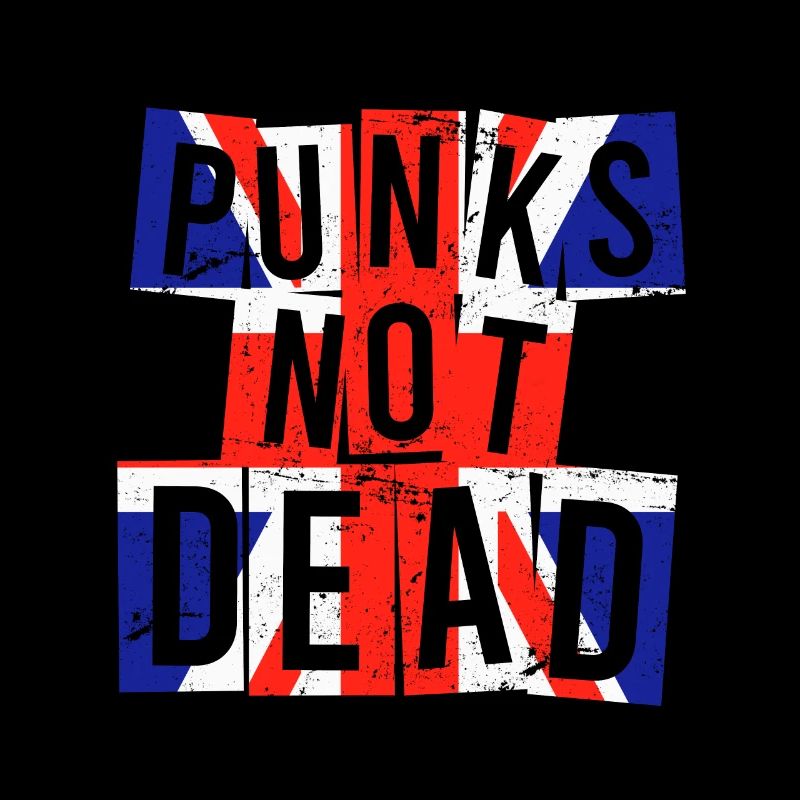 Punks not dead Punker Angleterre Royaume-Uni