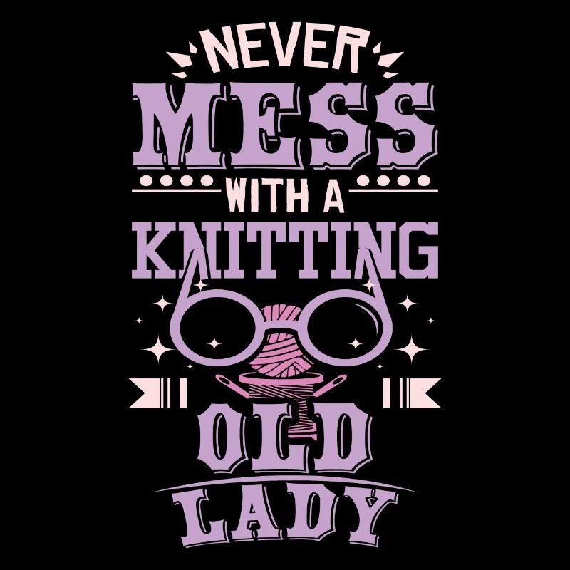 Knitting Old Lady