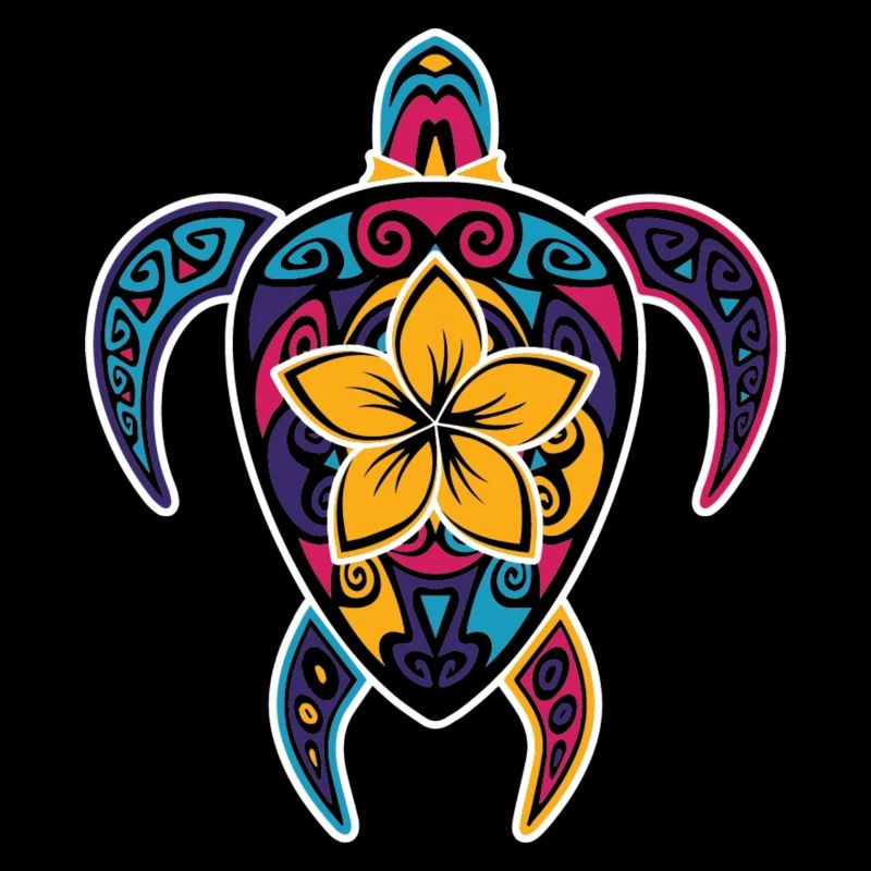 Tortue de mer hawaïenne Batik