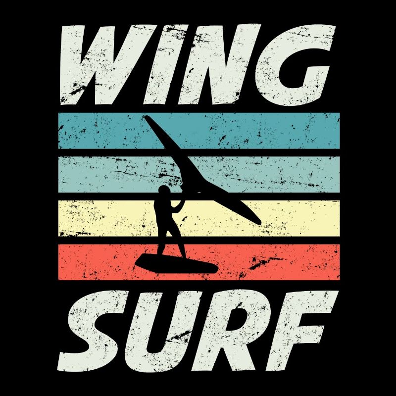 Wing Surf Silhouette Wing Foiler Wingfoiler