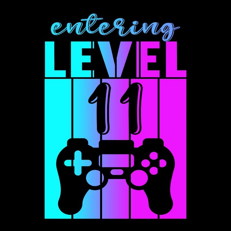 Level 11 Gaming Controller 11th Birthday
