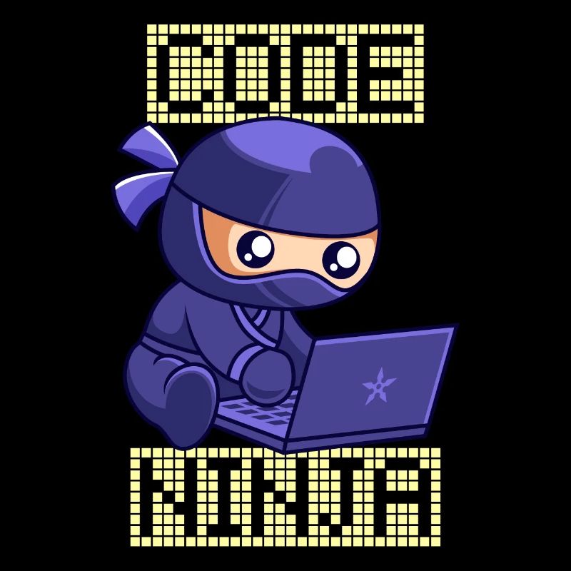 Code Ninja Coder Sofware Entwickler Programmierer