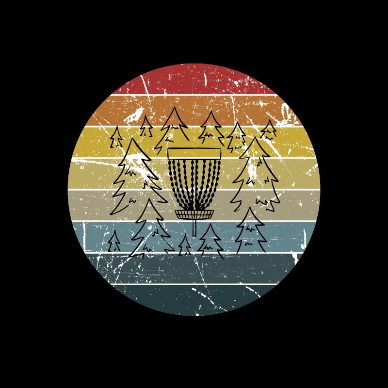 Disc Golf Retro Vintage