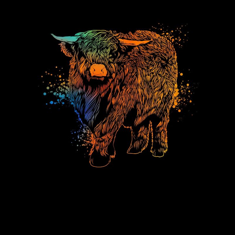 Coloured Galloway Beef - Highland Cattle