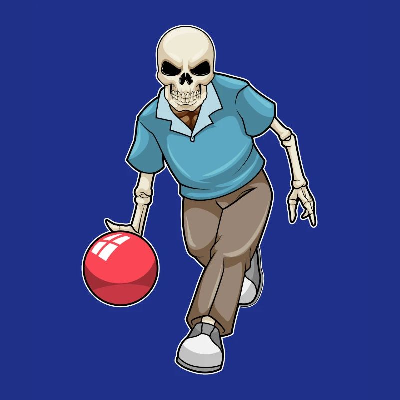 Boule de bowling squelette