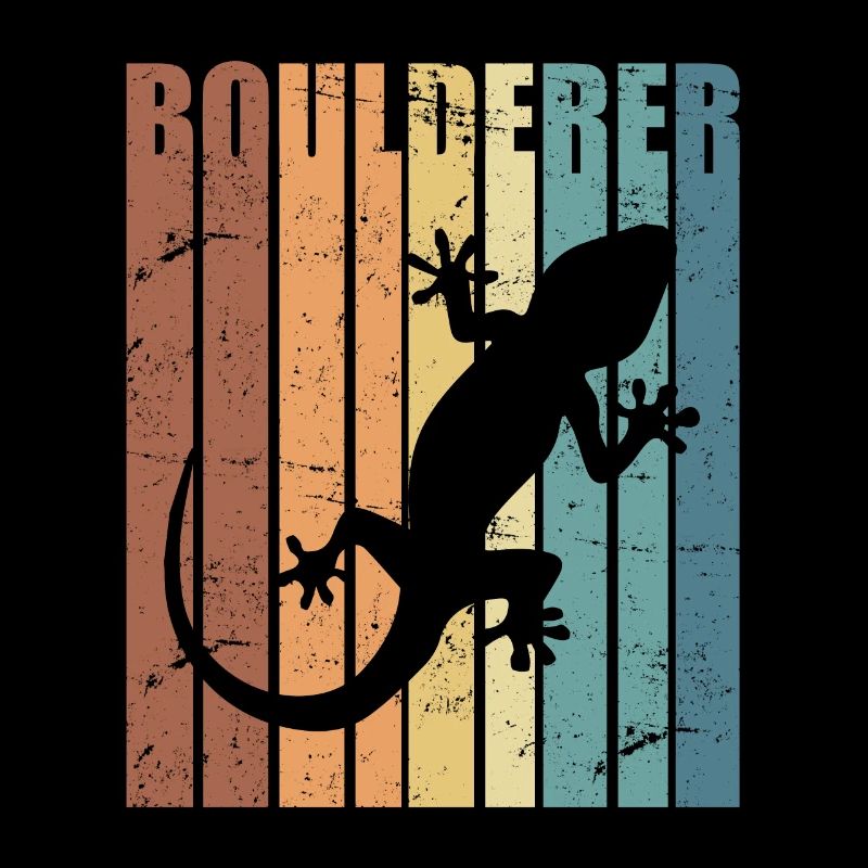 Boulderer Vintage Retro Boulder