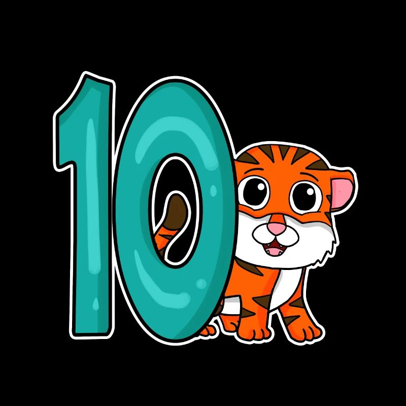 10 Jahre alt - 10. Geburtstag - Kindergeburtstag