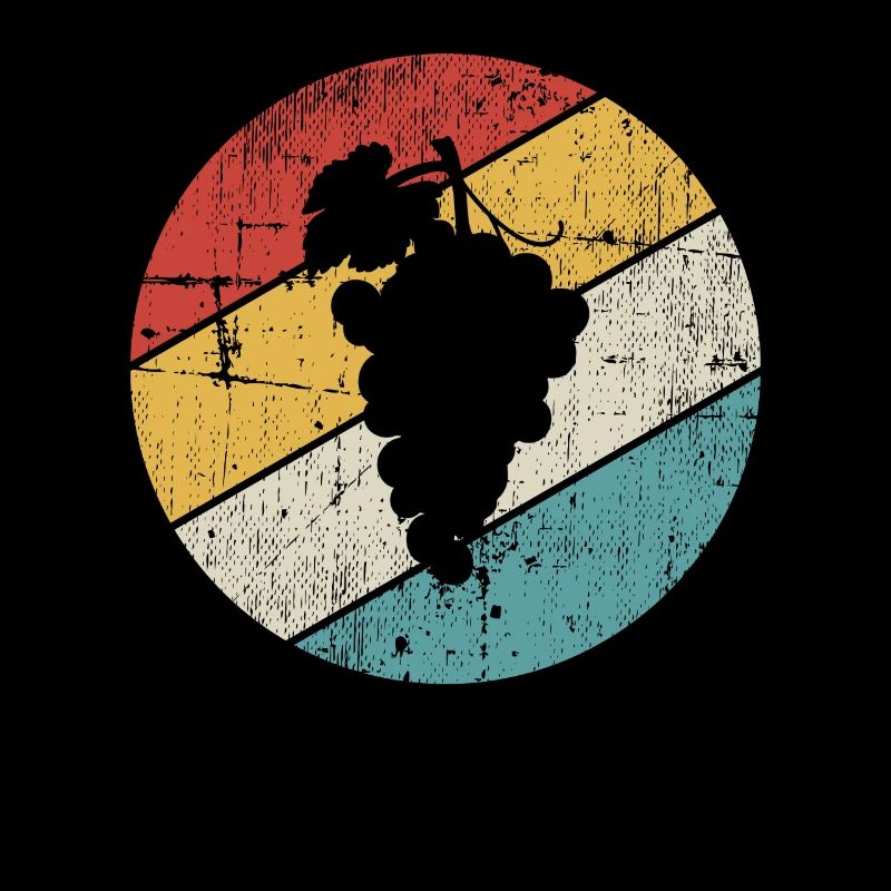 Fruit Grapes Wine GrapeRebe Retro Gift