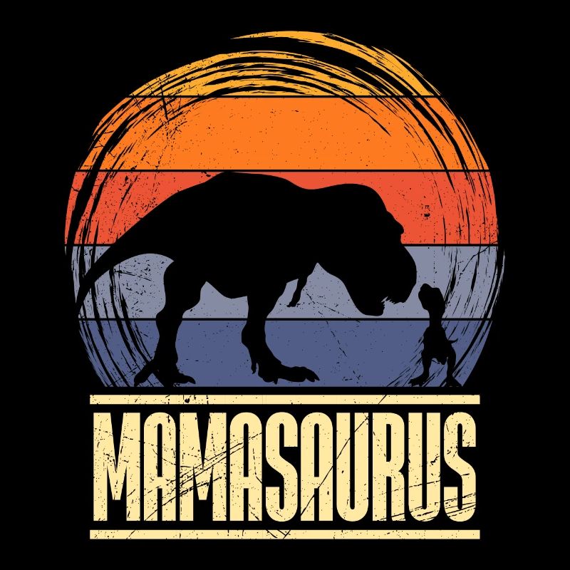 Expectant Mama 2022 Mamasaurus Vintage