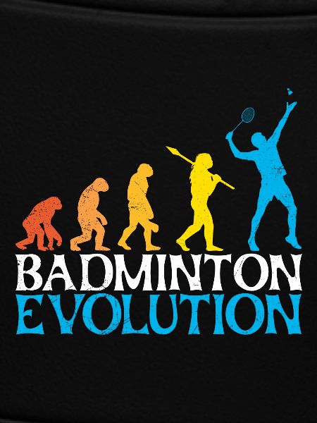 Badminton Evolution Affe Badmintonspieler