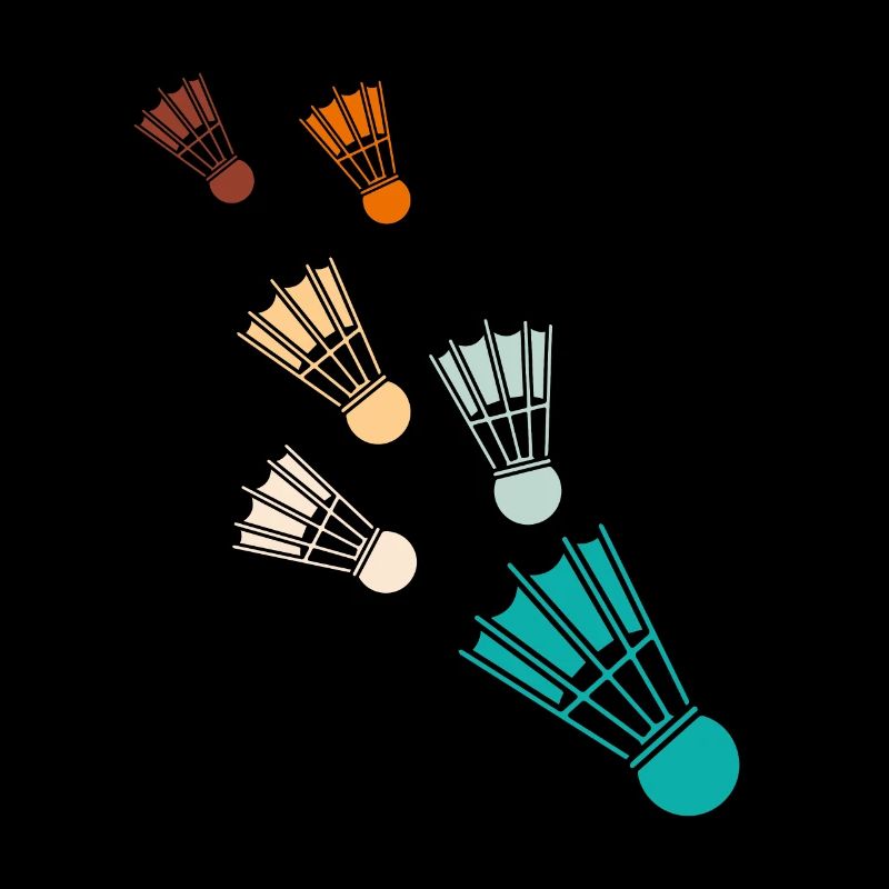 Retro Badminton Federbälle Shuttlecocks