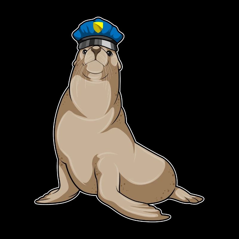 Seal as a policeman
