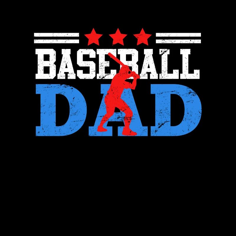 Baseballer Vater Baseball Dad