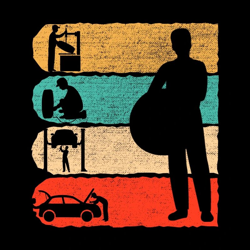 KFZ Mechaniker Retro Geschenk