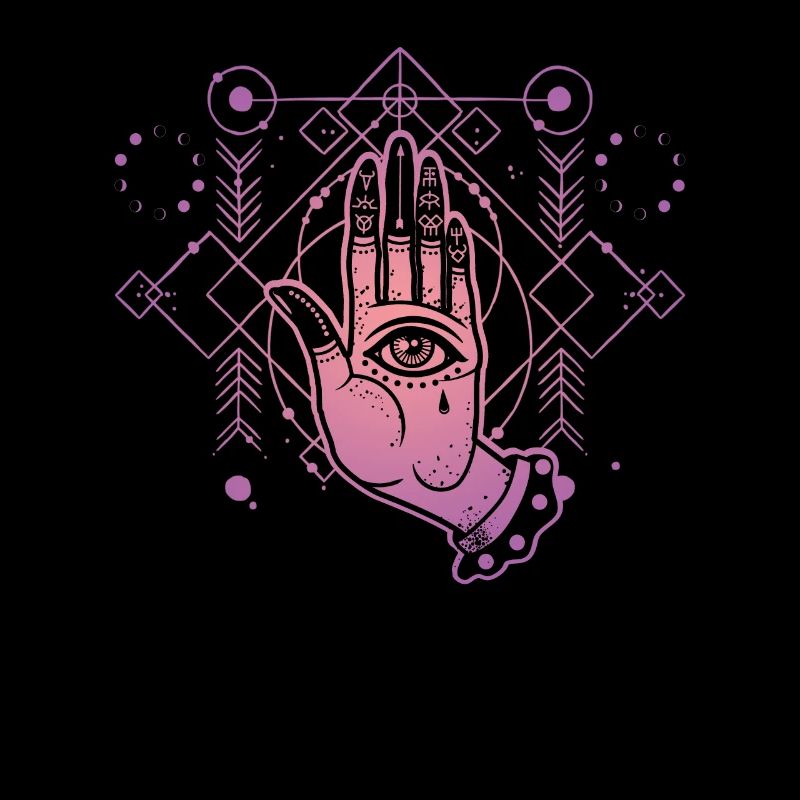 Hand Tarot sacred geometry