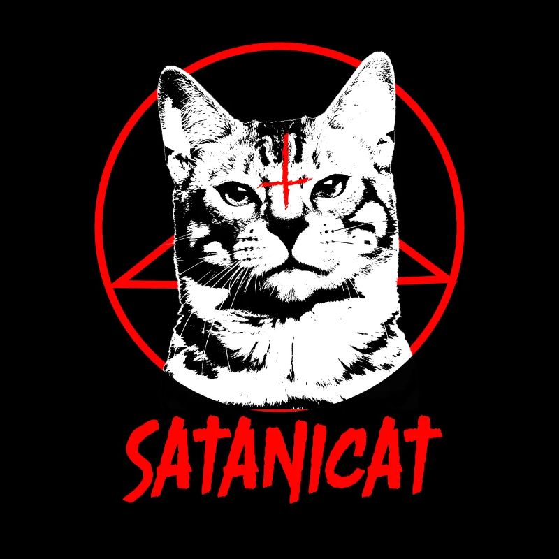 Antichrist Satanicat Satan Chat Diable
